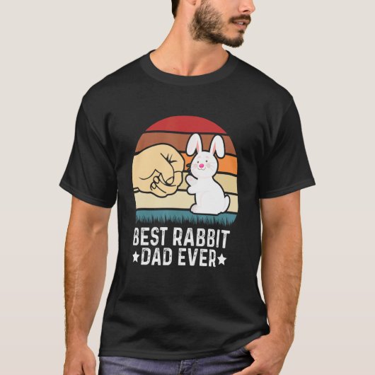 T-shirt Meilleur Lapin Papa Jamais Lapin Costume Bunny Bun (Devant)