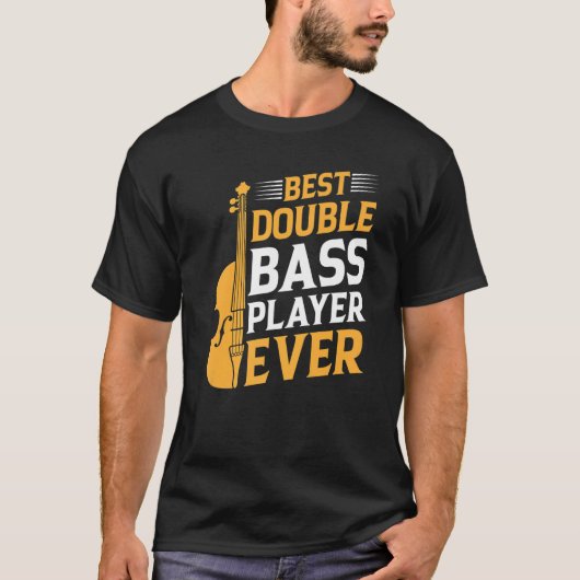 T-shirt Meilleur Lecteur Basse Double Basse Double B (Devant)
