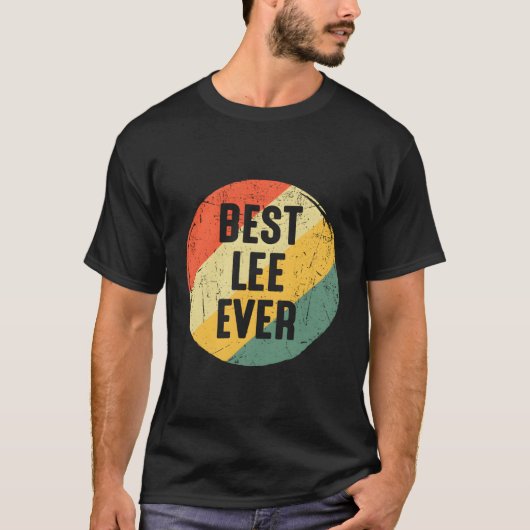 T-shirt Meilleur Lee jamais pour Lee Nom (Devant)