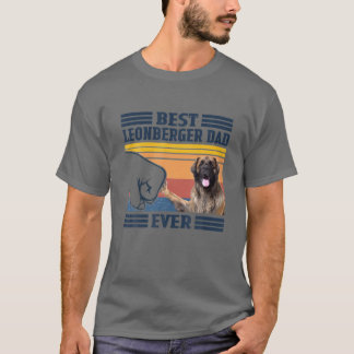 T-shirt Meilleur Leonberger Papa Jamais Vintage Père Jour