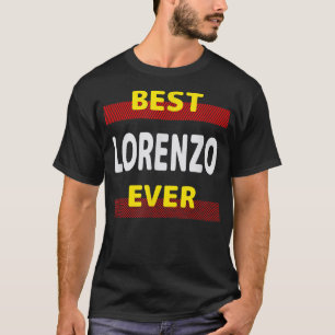 T-shirt Meilleur Lorenzo Ever Amis Nom Buddy Surnom Pers