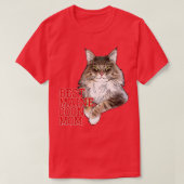 T-shirt Meilleur Maine Coon Maman Funny Chat (Design devant)