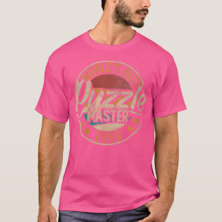 T-shirt Meilleur Maître de Puzzle du Monde Féminin Puzzle
