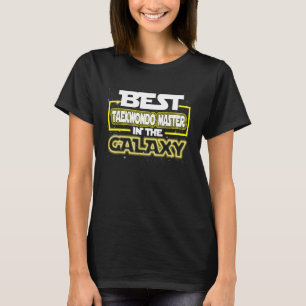 T-shirt Meilleur Maître De Taekwondo Dans La Chemise Galax