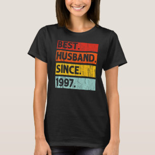T-shirt Meilleur Mari depuis 1997 25 ans 25e Mariage Anni