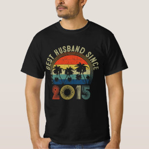 T-shirt meilleur mari depuis 2015
