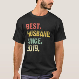 T-shirt Meilleur Mari Depuis 2019 Couple Couple 2ème Maria