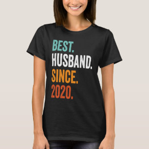 T-shirt Meilleur mari depuis 2020 3ème anniversaire de mar