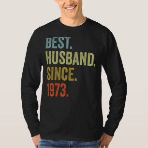 T-shirt Meilleur Mari Homme Depuis 1973 Anniversaire Maria