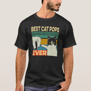 T-shirt Meilleur mât Pops Jamais Chat Papa Fête des pères