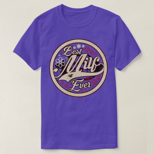 T-shirt Meilleur Milf (Design devant)