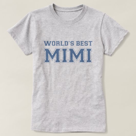 T-shirt Meilleur Mimi du monde (Design devant)