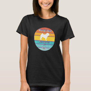 T-shirt Meilleur Miniature du monde Shar Pei Papa
