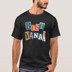 T-shirt Meilleur modèle Nana Drôle Grand-mère Grand-mère M
