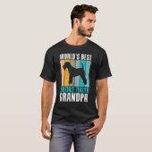 T-shirt Meilleur monde Airedale Terrier Grand-père (Devant entier)
