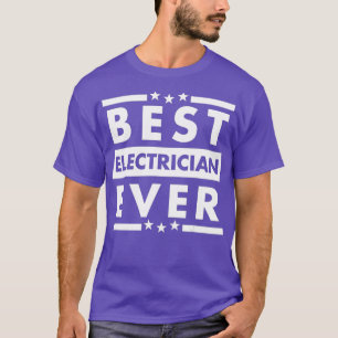 T-shirt Meilleur Monde ÉLECTRICIEN vintage jamais