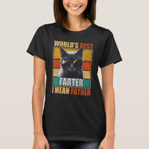 T-shirt Meilleur Monde Mens Plus Loin Je Veux Dire Père Me