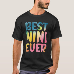 T-shirt Meilleur Nini Jour des Mères Nini