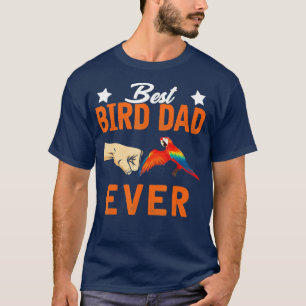 T-shirt Meilleur Oiseau Papa Jamais Parrot Papa Pour Homme