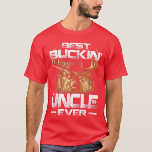 T-shirt Meilleur Oncle à Buck Ever Chasse au Cerf Bucking