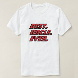 T-shirt Meilleur Oncle du Monde Course Moderne