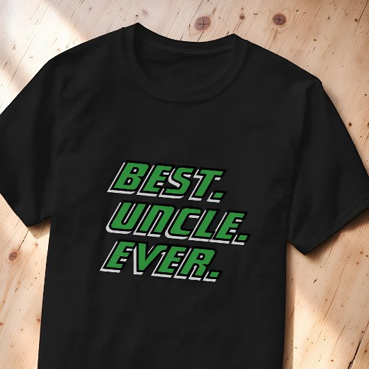 T-shirt Meilleur Oncle du Monde Course Moderne
