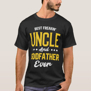 T-shirt Meilleur oncle et parrain de Freakin' - Fête des