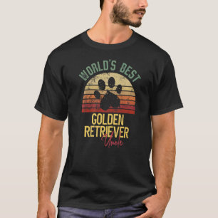 T-shirt Meilleur oncle Golden Retriever du monde