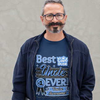 T-shirt Meilleur Oncle Jamais #1 Tu es génial Oncle Hommes