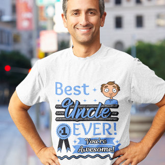 T-shirt Meilleur Oncle Jamais #1 Tu es génial Oncle Hommes