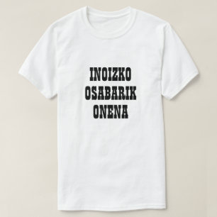 T-shirt Meilleur oncle jamais en basque, Inoizko osabarik
