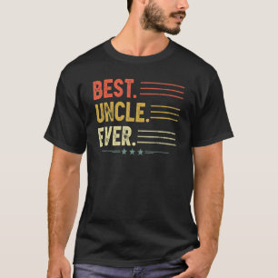 T-shirt Meilleur Oncle Jamais Hommes Vintage Retro Décor O