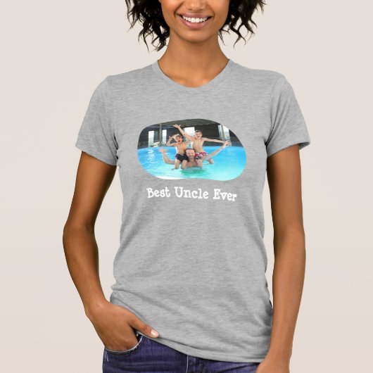 T-shirt Meilleur Oncle Jamais J'Aime Mon Oncle Texte Photo (Devant)