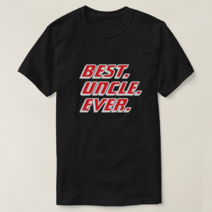 T-shirt Meilleur Oncle Jamais Vu Course Moderne
