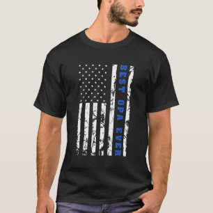 T-shirt Meilleur Opa jamais nous drapeau Vintage Patriotiq