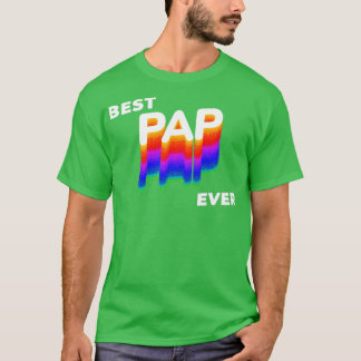 T-shirt Meilleur Pap jamais Grand-père jour