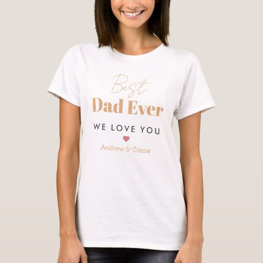 T-shirt Meilleur papa (Devant)