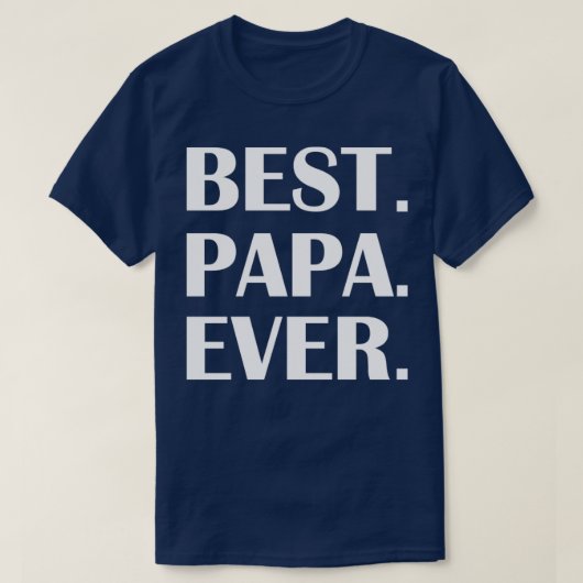 T-SHIRT MEILLEUR PAPA (Design devant)