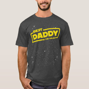 T-shirt Meilleur papa à la Fête des pères Galaxy