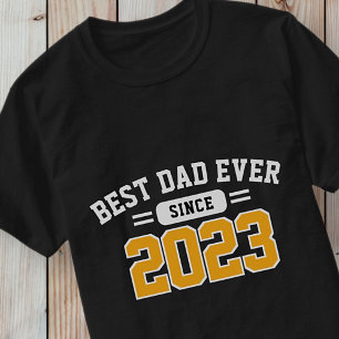 T-shirt Meilleur Papa Athlétique Moderne Prépa Fête des Pè