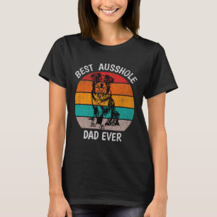 T-shirt Meilleur papa Ausshole drôle australien Berger Aus