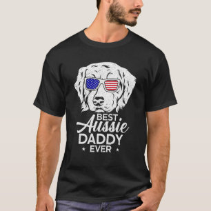 T-shirt Meilleur papa Aussie de tous les temps Berger Aust