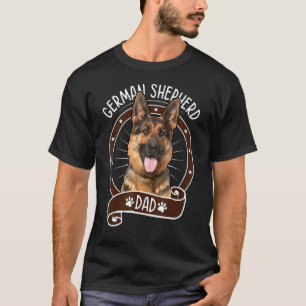 T-shirt Meilleur papa berger allemand pour hommes propriét