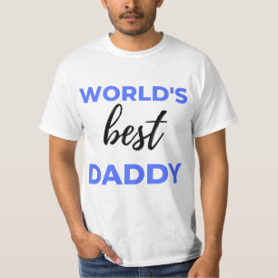 T-shirt Meilleur papa bl du monde