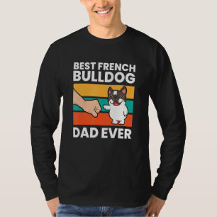 T-shirt Meilleur papa bouledogue français qui soit