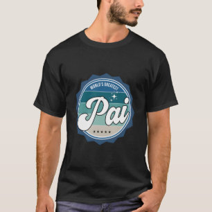 T-shirt Meilleur Papa Brésilien Du Monde