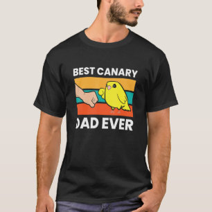 T-shirt Meilleur papa canari jamais
