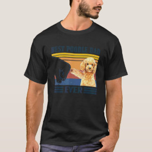 T-shirt Meilleur Papa Caniche Pour Homme Jamais Chien Fê