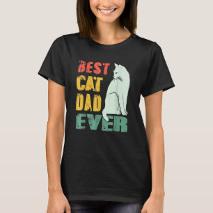 T-shirt Meilleur Papa Chat du Monde Chat Fête des Pères