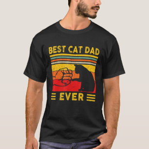 T-shirt Meilleur papa chat du monde Fête des pères
